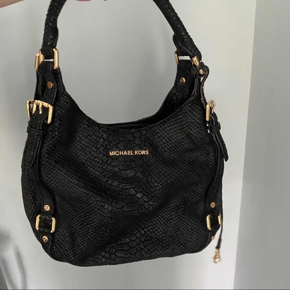 GORGEOUS faux snake skin michael kors bag